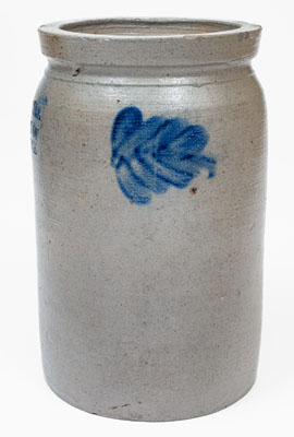 Rare York, PA Stoneware Advertising Jar, Baltimore, MD origin