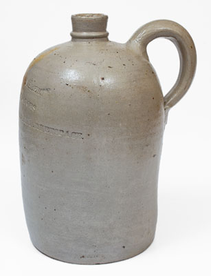Baltimore, MD Stoneware Advertising Jug, circa 1875