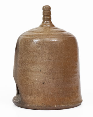 Rare Salt-Glazed Stoneware Birdhouse, American, circa 1875