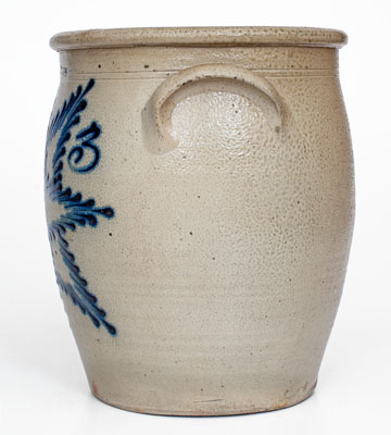 Fine T. HARRINGTON / LYONS Stoneware Jar w/ Bold Star Face Decoration