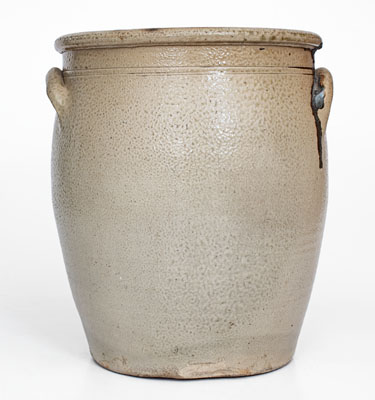 Fine T. HARRINGTON / LYONS Stoneware Jar w/ Bold Star Face Decoration