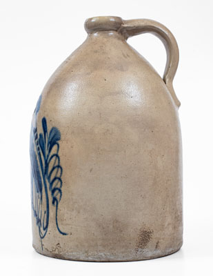 Three-Gallon F.B. NORTON & CO / WORCESTER MASS Stoneware Parrot Jug