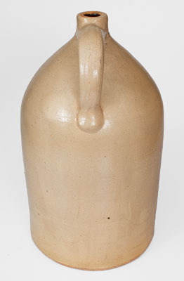 New York Stoneware Jug w/ Elaborate Slip-Trailed Game Bird Decoration, Penn Yan / Geddes