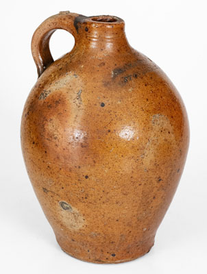 SWAN & STATES / STONINGTON (Connecticut) Ovoid Stoneware Jug