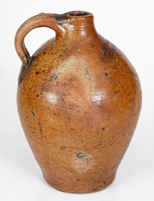 SWAN & STATES / STONINGTON (Connecticut) Ovoid Stoneware Jug