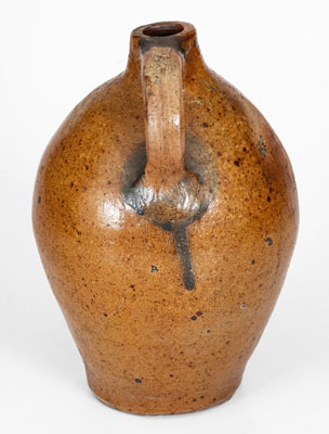 SWAN & STATES / STONINGTON (Connecticut) Ovoid Stoneware Jug