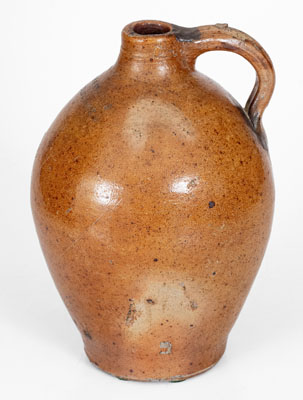 SWAN & STATES / STONINGTON (Connecticut) Ovoid Stoneware Jug