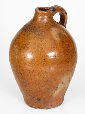 SWAN & STATES / STONINGTON (Connecticut) Ovoid Stoneware Jug