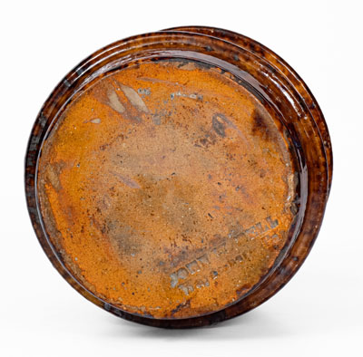 JOHN W. BELL / Waynesboro, Pa. Redware Flowerpot, late 19th century