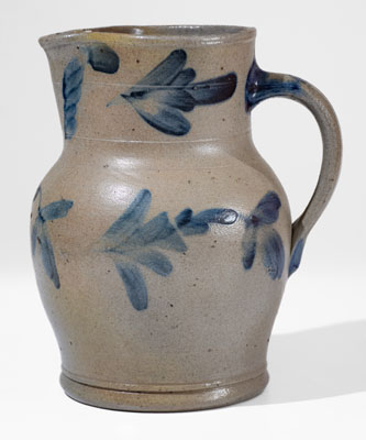 Attrib. Henry H. Remmey (Philadelphia, PA) Stoneware Pitcher, c1855