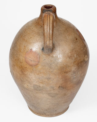 Two-Gallon Hartford, CT Stoneware Jug w/ Incised Floral Decoration