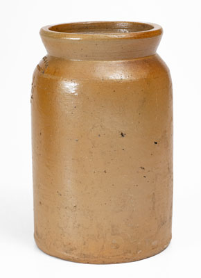 Half-Gallon J. SWANK & CO. / JOHNSTOWN, PA Salt-Glazed Stoneware Jar