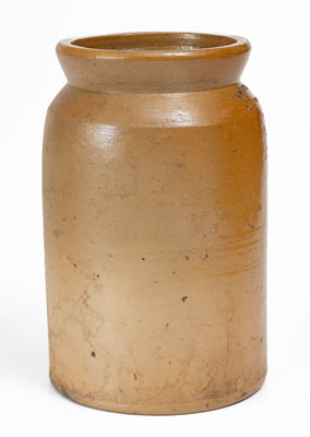 Half-Gallon J. SWANK & CO. / JOHNSTOWN, PA Salt-Glazed Stoneware Jar