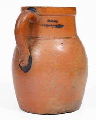 Exceedingly Rare D Ack / Mooresburg Pa Stoneware Presentation Pitcher for 