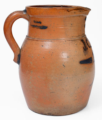 Exceedingly Rare D Ack / Mooresburg Pa Stoneware Presentation Pitcher for 