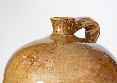 Three-Gallon W.F. HAHN / TRENTON / SC Stoneware Jug