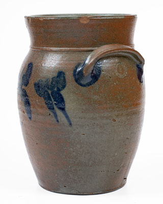 Extremely Rare E.B. HISSONG / CASSVILLE, PA Three-Gallon Stoneware Jar, c1850