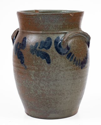 Extremely Rare E.B. HISSONG / CASSVILLE, PA Three-Gallon Stoneware Jar, c1850