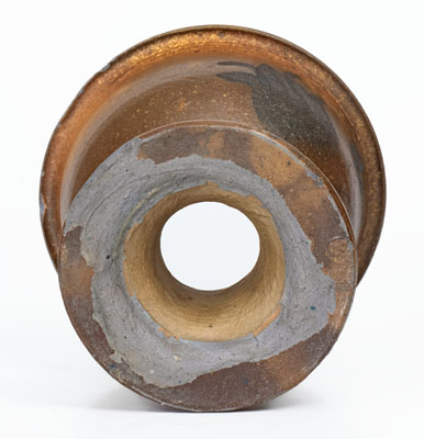 Rare Stoneware Flowerpot w/ Floral Decoration, Western PA, WV, or Ohio