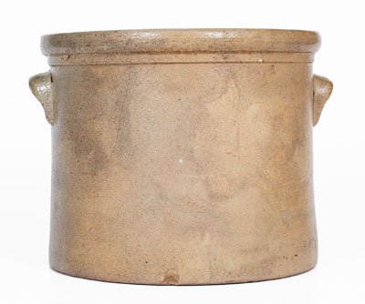 N. A. WHITE & SON / UTICA, NY Stoneware Paddletail Bird Crock