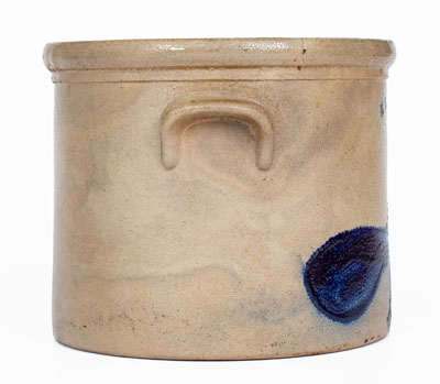 N. A. WHITE & SON / UTICA, NY Stoneware Paddletail Bird Crock