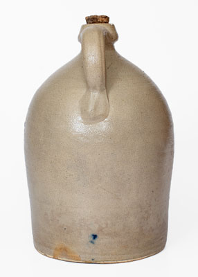 J. SHEPARD JR. / GEDDES, NY Stoneware Jug w/ Floral Decoration