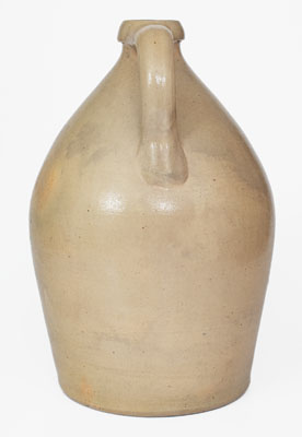 3 Gal. T. HARRINGTON / LYONS Stoneware Jug w/ Floral Decoration