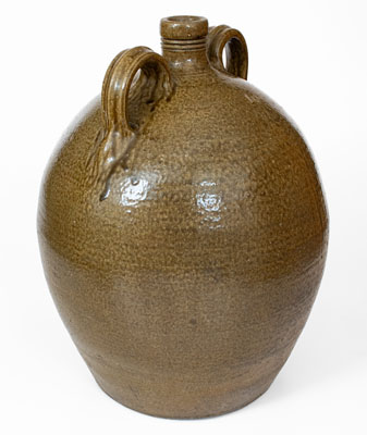 Outstanding Ten-Gallon DS (Daniel Seagle, Vale, Lincoln County, NC) Stoneware Jug