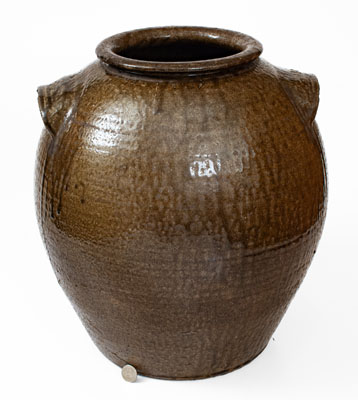 Monumental Ten-Gallon DS (Daniel Seagle, Vale, Lincoln County, NC) Stoneware Jar
