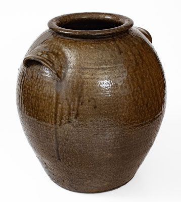 Monumental Ten-Gallon DS (Daniel Seagle, Vale, Lincoln County, NC) Stoneware Jar