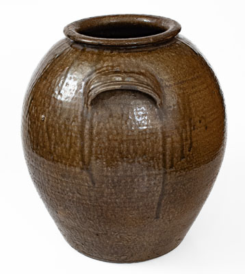 Monumental Ten-Gallon DS (Daniel Seagle, Vale, Lincoln County, NC) Stoneware Jar