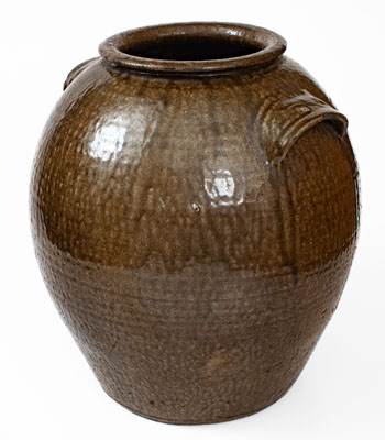 Monumental Ten-Gallon DS (Daniel Seagle, Vale, Lincoln County, NC) Stoneware Jar
