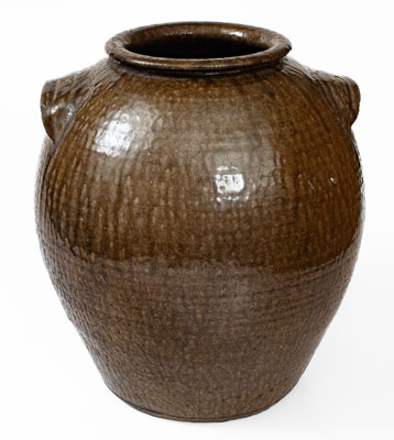 Monumental Ten-Gallon DS (Daniel Seagle, Vale, Lincoln County, NC) Stoneware Jar
