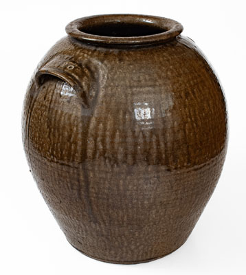 Monumental Ten-Gallon DS (Daniel Seagle, Vale, Lincoln County, NC) Stoneware Jar