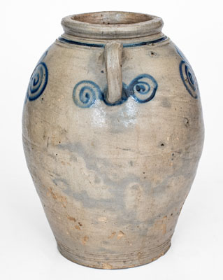 Fine 18th Century Stoneware Jar, Manhattan, NY or Cheesequake, NJ