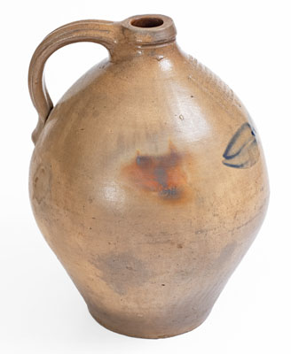 Very Rare Bennington, VT Stoneware Jug w/ Profuse L. NORTON & SON Maker's Marks