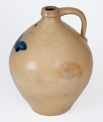 Attrib. Julius Norton, Bennington, VT Stoneware Butterfly Jug, c1840
