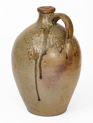 Fine J.A.C. (John A. Craven, Randolph County, NC) Stoneware Jug w/ Salt Drips