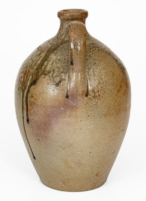 Fine J.A.C. (John A. Craven, Randolph County, NC) Stoneware Jug w/ Salt Drips