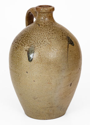 Fine J.A.C. (John A. Craven, Randolph County, NC) Stoneware Jug w/ Salt Drips