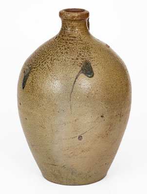 Fine J.A.C. (John A. Craven, Randolph County, NC) Stoneware Jug w/ Salt Drips