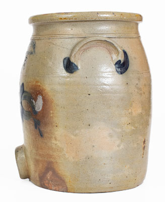 Extremely Rare M. & T. MILLER / NEWPORT, PA 3 Gal. Stoneware Water Cooler