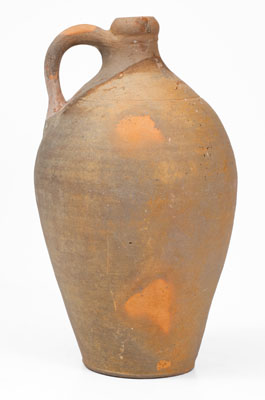 Quart-Sized Stoneware Jug, attrib. Chester Webster at the Edward Webster Pottery, Fayetteville, NC, c1820