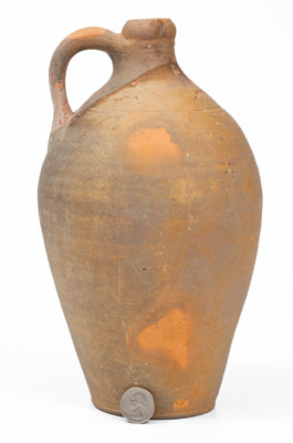 Quart-Sized Stoneware Jug, attrib. Chester Webster at the Edward Webster Pottery, Fayetteville, NC, c1820