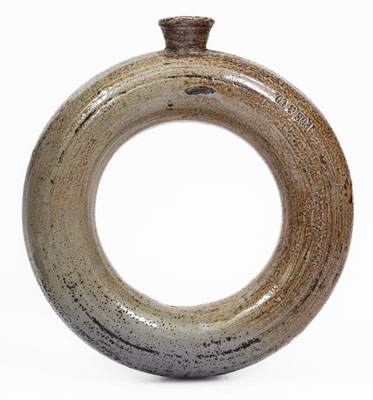 Very Rare POE & CO., Fayetteville, North Carolina Stoneware Ring Jug