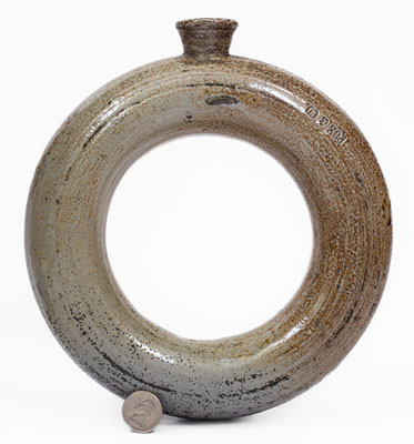 Very Rare POE & CO., Fayetteville, North Carolina Stoneware Ring Jug