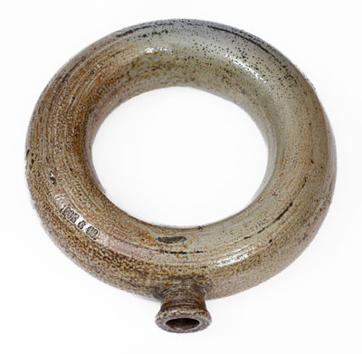 Very Rare POE & CO., Fayetteville, North Carolina Stoneware Ring Jug