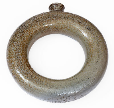 Very Rare POE & CO., Fayetteville, North Carolina Stoneware Ring Jug