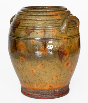 Fine New England Redware Jar, first half 19th century