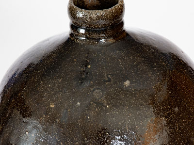 2 Gal. DS (Daniel Seagle, Vale, North Carolina) Alkaline-Glazed Stoneware Jug, c1840